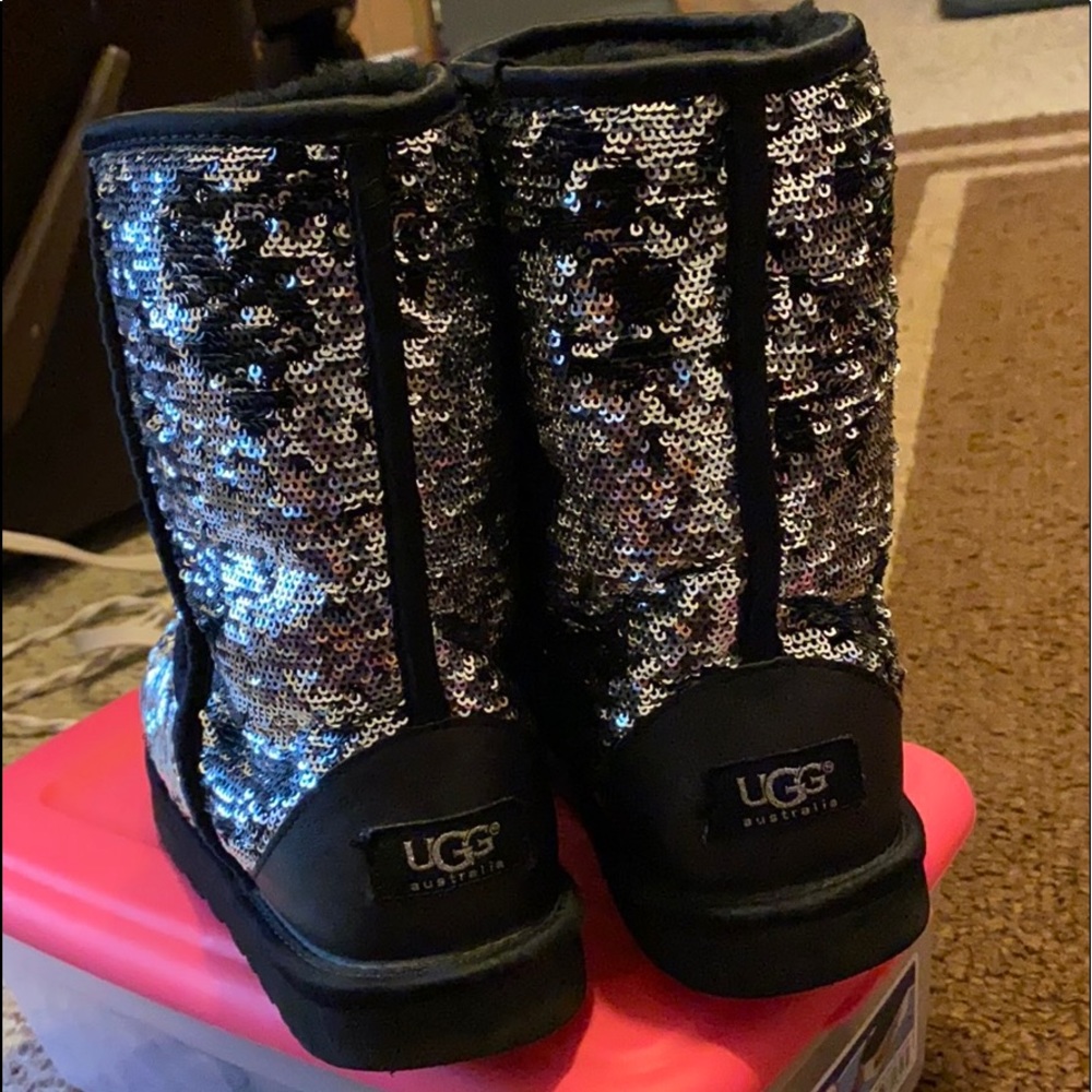 Silver Metallic Ugg Boots